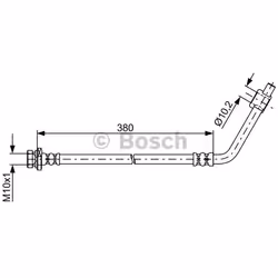 Tubi Freno; BOSCH; 380; per NISSAN; BH1719, 462112S600, 462112S620, 462112S62A