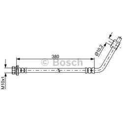 BOSCH 1 987 481 835 Tubi Freno 380 NISSAN: Navara Camion pianale/Telaio