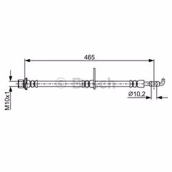 Tubi Freno; BOSCH; 465; per TOYOTA, LEXUS; BH1808, 9094702F59, 9094702E21, 9094702E59, 9094702F52