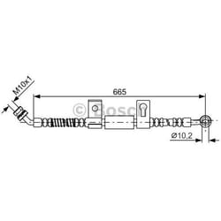 BOSCH 1 987 481 790 Tubi Freno 665 KIA: SORENTO 1