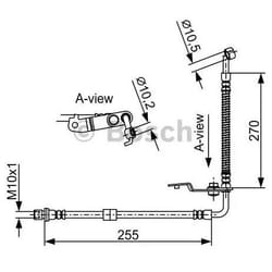 BOSCH 1 987 481 953 Tubi Freno 270