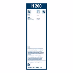 Tergicristallo per parabrezza BOSCH 3 397 011 964, Twin Lunghezza 200mm, posteriore, 1 Pezzo - Vista aggiuntiva 6