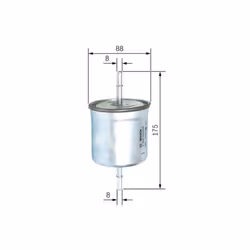 Filtro carburante BOSCH F 026 403 030 - Vista aggiuntiva 4