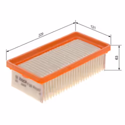 Filtro aria BOSCH F 026 400 607 - Vista aggiuntiva 5