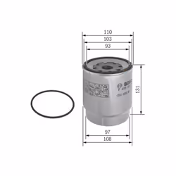 Filtro carburante BOSCH F 026 402 794 - Vista aggiuntiva 5