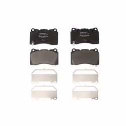 Altezza [mm]: 77,3. Asse di sviluppo: Hinten/Vorne. Indice: 0 986 494 880. Larghezza [mm]: 132. Materiale: Low-Metallic. Nume ...