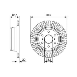 Disco freno BOSCH 0 986 479 W32
