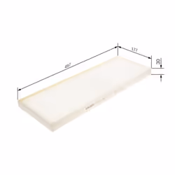 Filtro cabina BOSCH 1 987 435 125 - Vista aggiuntiva 5