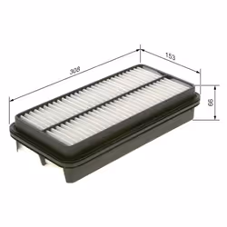 Filtro aria BOSCH F 026 400 315 - Vista aggiuntiva 5