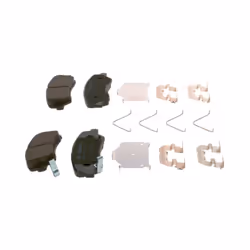 Set di pastiglie freno BOSCH 0 986 424 951, anteriore - Vista aggiuntiva 6