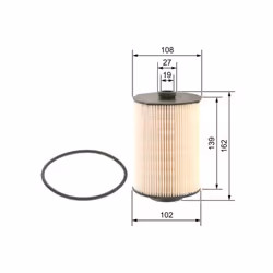 Filtro carburante BOSCH F 026 402 268 - Vista aggiuntiva 7