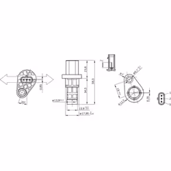 Generatore di impulsi, albero motore BOSCH 0 261 210 318 - Vista aggiuntiva 5