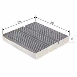 Filtro cabina BOSCH 1 987 435 609 - Vista aggiuntiva 5