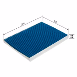 Filtro cabina BOSCH 0 986 628 563 - Vista aggiuntiva 5