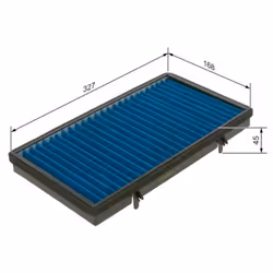 Filtro cabina BOSCH 0 986 628 576 - Vista aggiuntiva 5