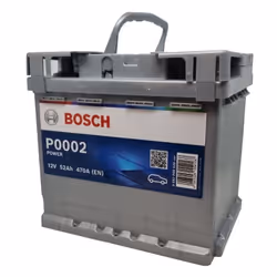 batteria auto bosch p0002 12v 52ah 470a l1 (it) potenza di avviamento adatta a tutti i veicoli vl e lcv alimentazione sosteni ...