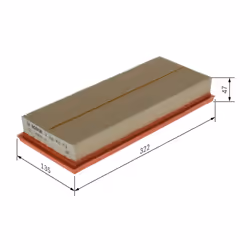 Filtro aria BOSCH F 026 400 712