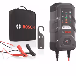 Caricabatteria per auto Bosch "C70" 12-24V, 10A.Il caricabatterie Bosch "C70", è un dispositivo progettato per offrire una ri ...
