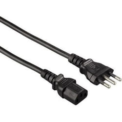 Hama Cavo alimentazione spina Italiana/IEC 60320 C13 F (VDE), 1,5 metri, nero, 1 stella