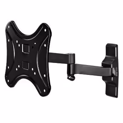 Hama 00108727, 116,8 cm (46"), 75 x 75 mm, 200 x 200 mm, -5 - 15°, 3°, Nero
