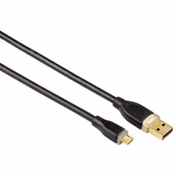 Hama USB Connection, 0,75 m, USB A, USB B, Nero