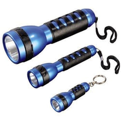 Hama Set 3 torce a LED "FL130", corpo in plastica resistente agli urti, superficie gommata antiscivolo
