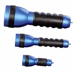 Hama Set 3 torce a LED "FL130", corpo in plastica resistente agli urti, superficie gommata antiscivolo
