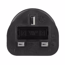 Hama 108881 adattatore per presa di corrente Tipo G (UK) Tipo F Nero