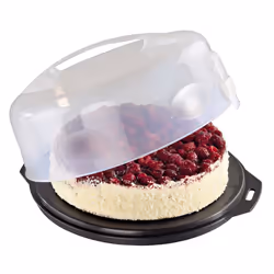 Xavax 00111514 contenitore per torta Rotondo Plastica Antracite, Trasparente - Vista aggiuntiva 4