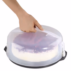 Xavax 00111514 contenitore per torta Rotondo Plastica Antracite, Trasparente - Vista aggiuntiva 6