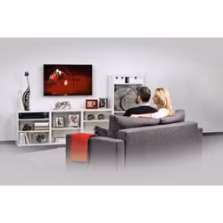 Hama 00118624 Supporto TV a parete 2,29 m (90") Nero