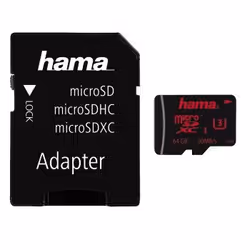 Hama 00123979, 64 GB, MicroSDXC, Classe 3, UHS