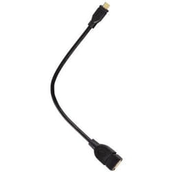Hama 00108307 cavo USB USB 2.0 0,15 m Micro-USB B USB A Nero