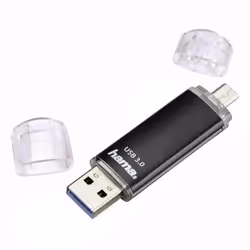 Hama 00124001 unità flash USB 128 GB USB Type-A / Micro-USB 3.2 Gen 1 (3.1 Gen 1) Nero