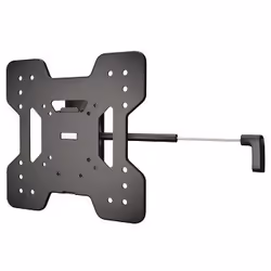 Hama 118051, 75 x 75 mm, 200 x 200 mm, -5 - 15°, 6°, Alluminio, Plastica, Cromo, Nero