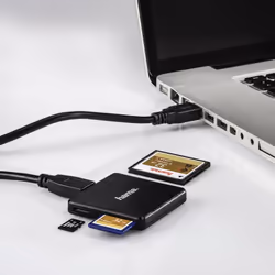 Hama 00124022 lettore di schede USB 3.2 Gen 1 (3.1 Gen 1) Type-A Nero - Vista aggiuntiva 5