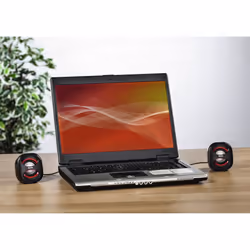 Hama Sonic Mobil 183 Nero, Rosso Cablato 3 W