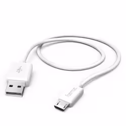 Hama 00173628, 1,4 m, USB A, Micro-USB B, USB 2.0, Maschio/Maschio, Bianco