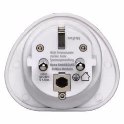 Hama Uni adattatore per presa di corrente Bianco