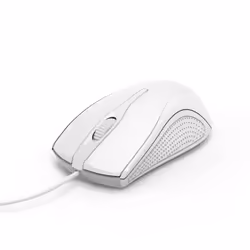 Hama MC-200, Mano destra, Ottico, USB tipo A, 1200 DPI, Bianco