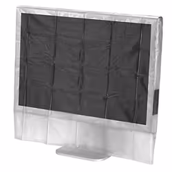 Hama 00113817, Copertura antipolvere per PC a schermo piatto, Trasparente, EVA (Acetato del vinile dell'etilene), Polietilene ...