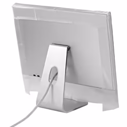 Hama 00113817 protezione antipolvere Copertura antipolvere per PC a schermo piatto Trasparente