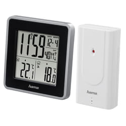 Hama Stazione barometrica "EWS Intro" con sensore esterno. Orologio, calendario, previsioni del tempo, temperatura interna ed esterna