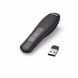 Hama 00139915 puntatore wireless RF Nero