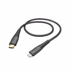 Hama 00183308, 1,5 m, Lightning, USB C, Maschio, Maschio, Nero