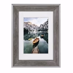 Hama Sierra, Cornice per foto singola, Polistirolo, Grigio, 9 x 13 cm, Riflettente, Ritratto