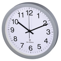 Hama PG-300 orologio da parete radiocontrollato, 30cm, movimento silenzioso, grigio