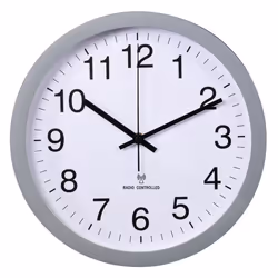 Hama PG-300 orologio da parete radiocontrollato, 30cm, movimento silenzioso, grigio - Vista aggiuntiva 2