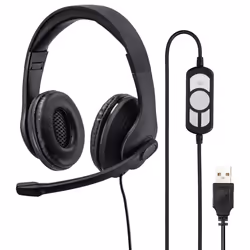Hama HS-USB300, Cablato, Gaming, 20 - 20000 Hz, Auricolare, Nero