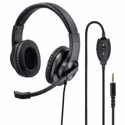Hama HS-P350, Cablato, Gaming, 20 - 20000 Hz, Auricolare, Nero